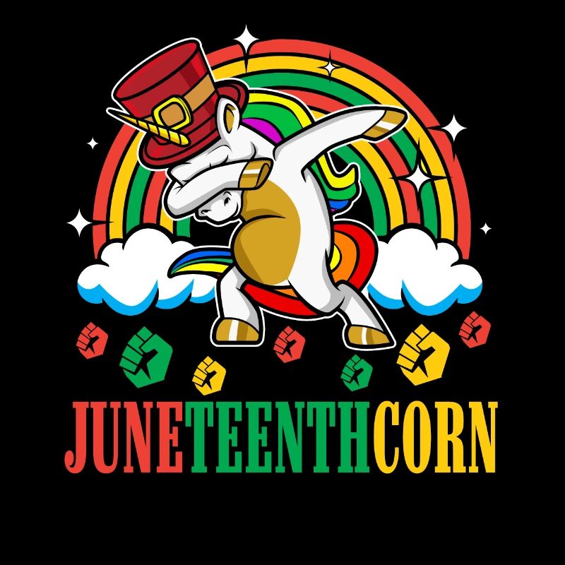 Juneteenthcorn Unicorn Black History Juneteenth