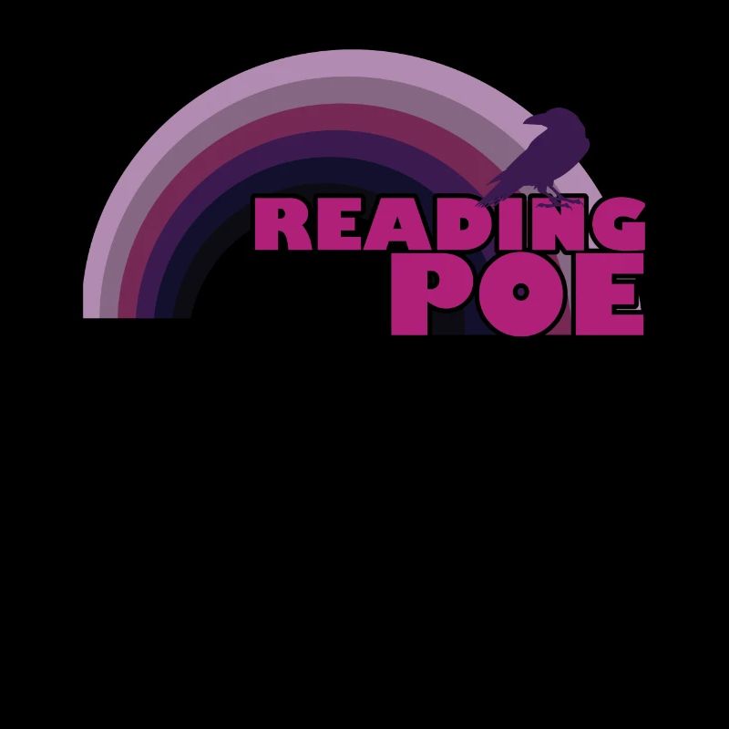 Reading Poe Raven Emo Rainbow Edgar Allan Poe