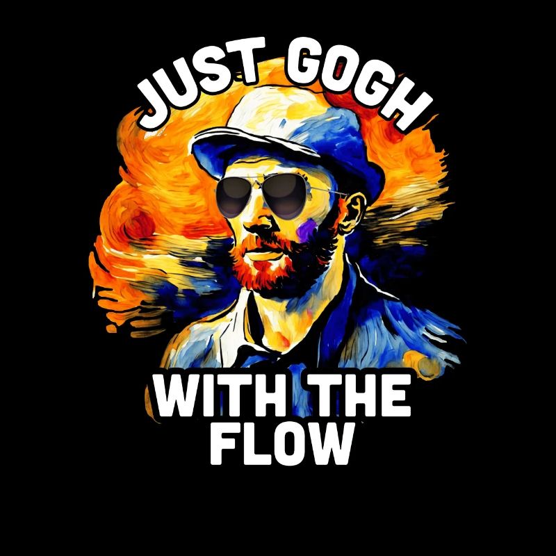 Nur Gogh mit dem Flow Witzig Vincent van Gogh