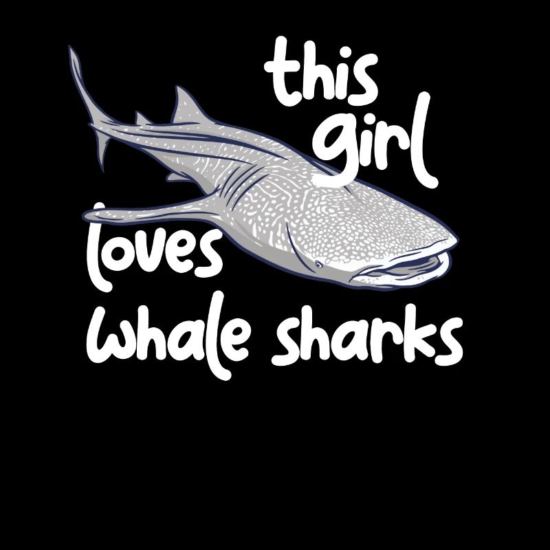 Dieses Mädchen liebt Whale Haie süßer Mädchenwalha