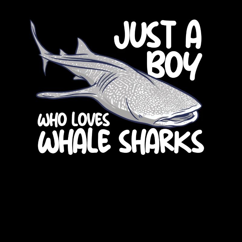 Nur ein Junge, der Whale Sharks Jungen Whale wächs