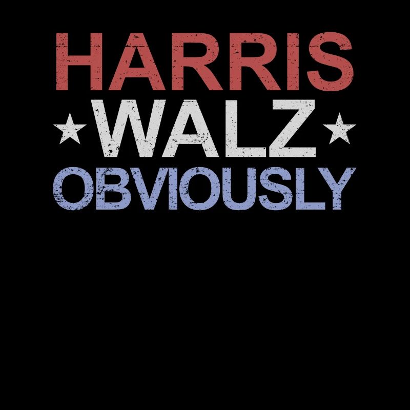 Harris Walz Obviously Harris 2024 Kamala Offe