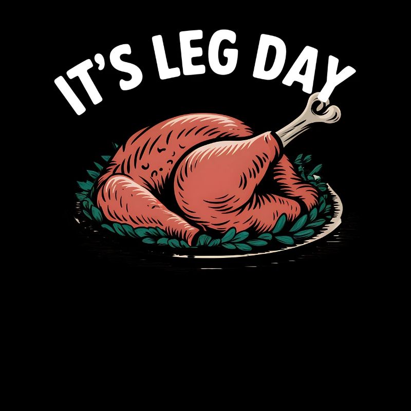 C’est le jour de la cuisse Cuisse de dinde Drôle Thanksgiving