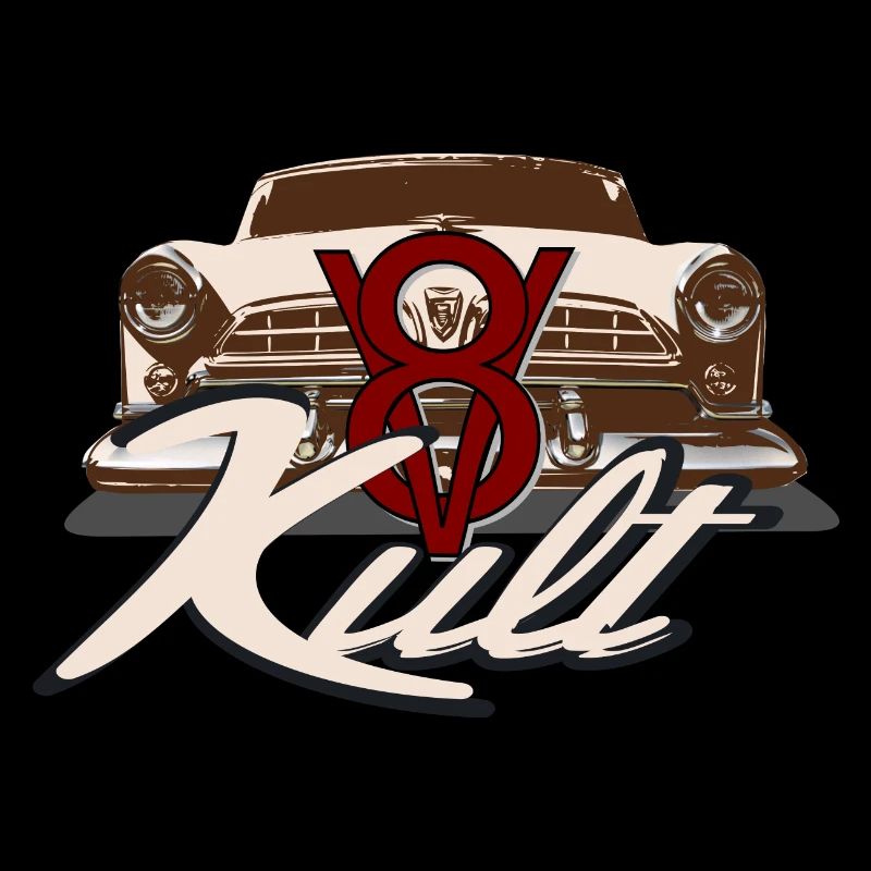 V8 Kult Oldtimer Shirt