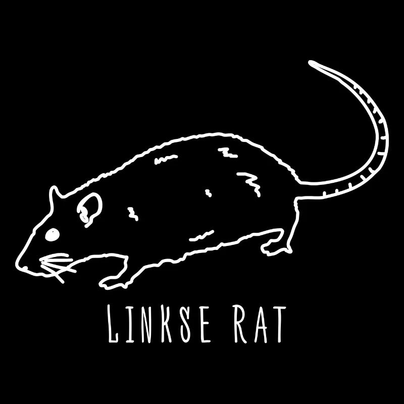 Linke Ratte weiß