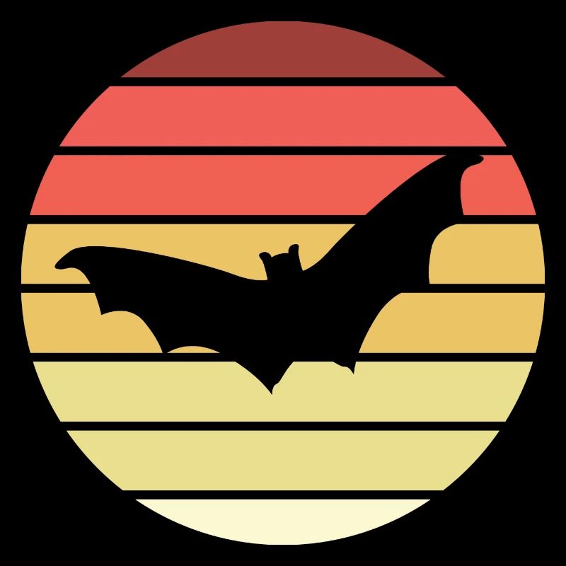 Fledermaus Retro Style Vintage
