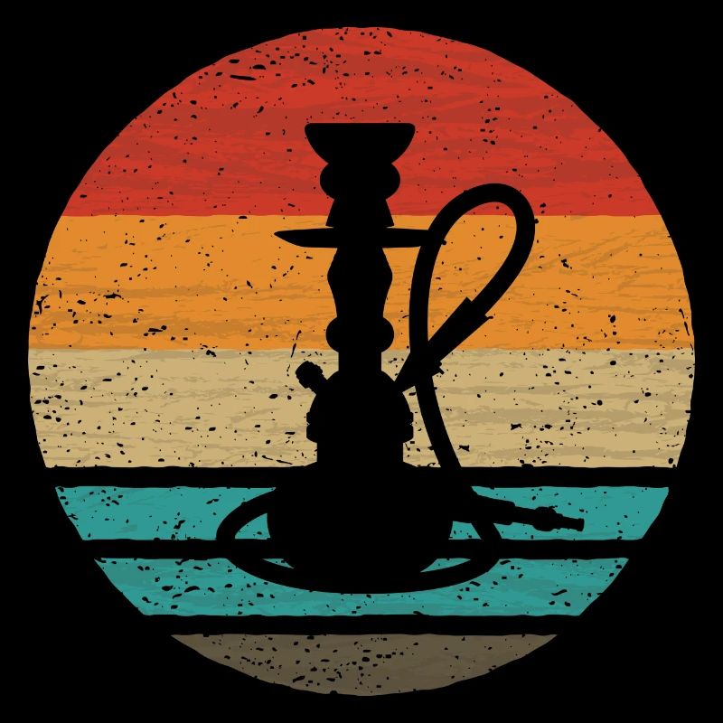 Wasserpfeife Retro Style Vintage