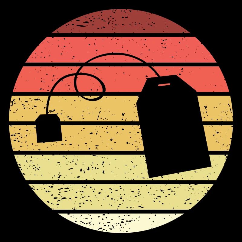 Teebeutel Retro Style Vintage