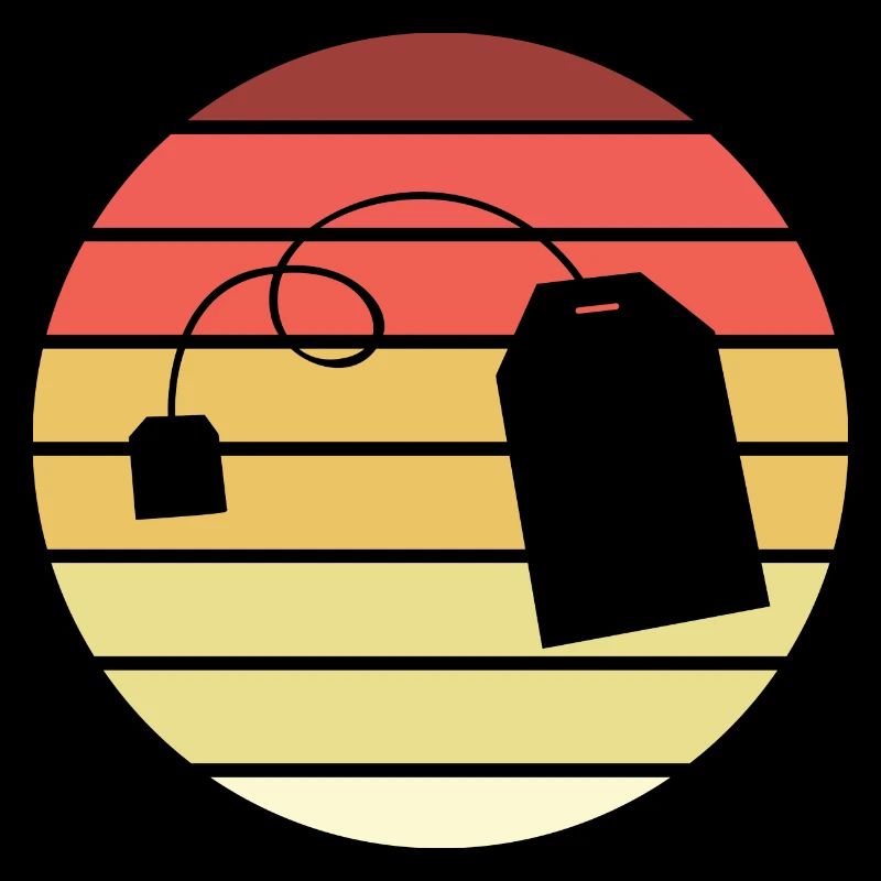 Teebeutel Retro Style Vintage