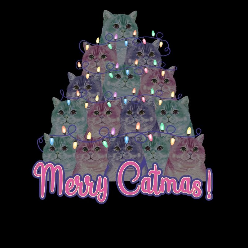 Joyeux Catmas Chats de Noël