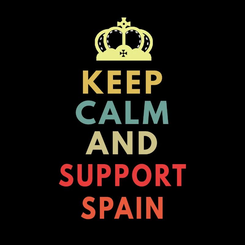 keep calm and support spain