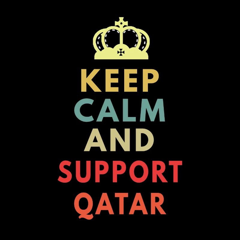 keep calm and support qatar