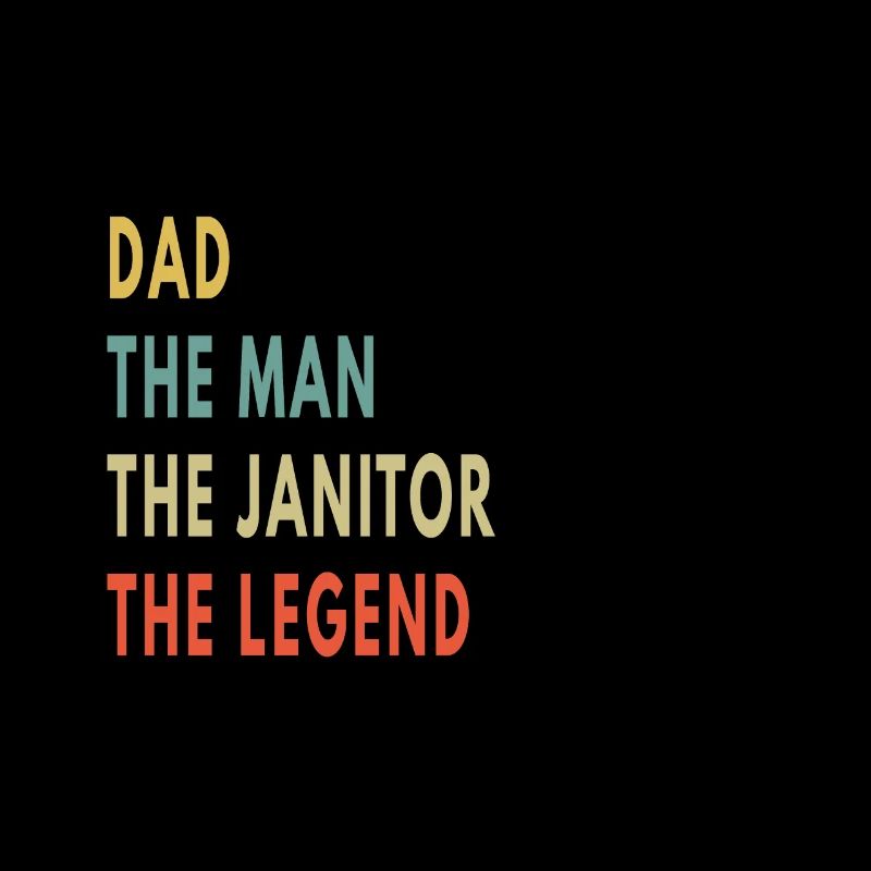 Dad The Man The Janitor The Legend