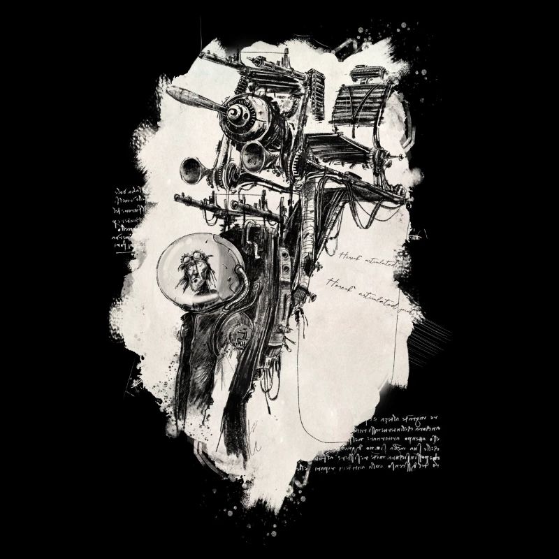 Steampunk-Zeichnung