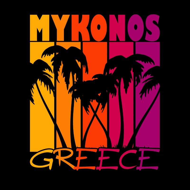 Mykonos Grèce Coucher de soleil