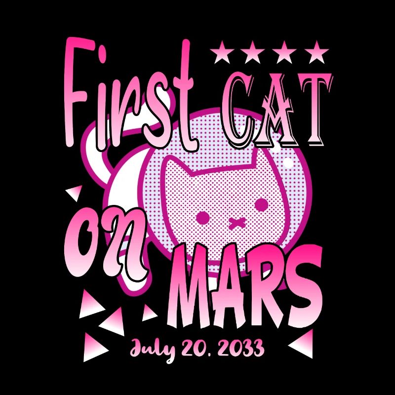 Premier chat sur Mars