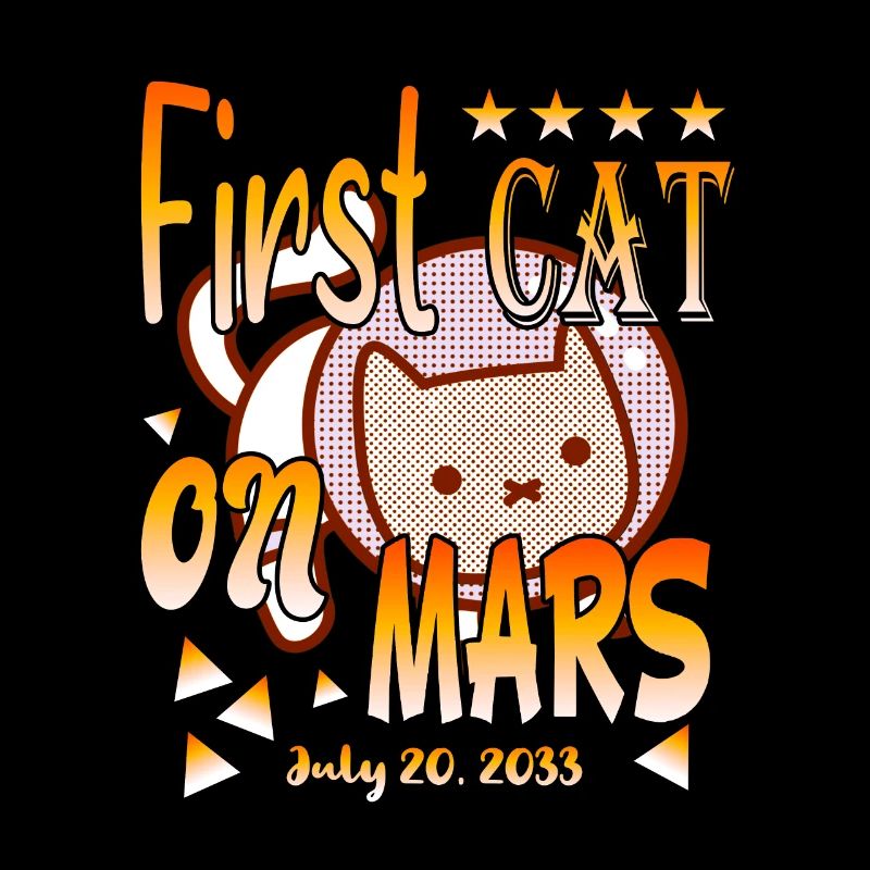 Premier chat sur Mars