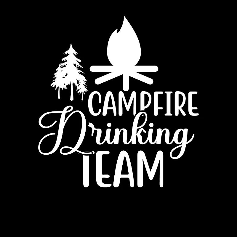 Campfire Drinking Team Hiking Shirt