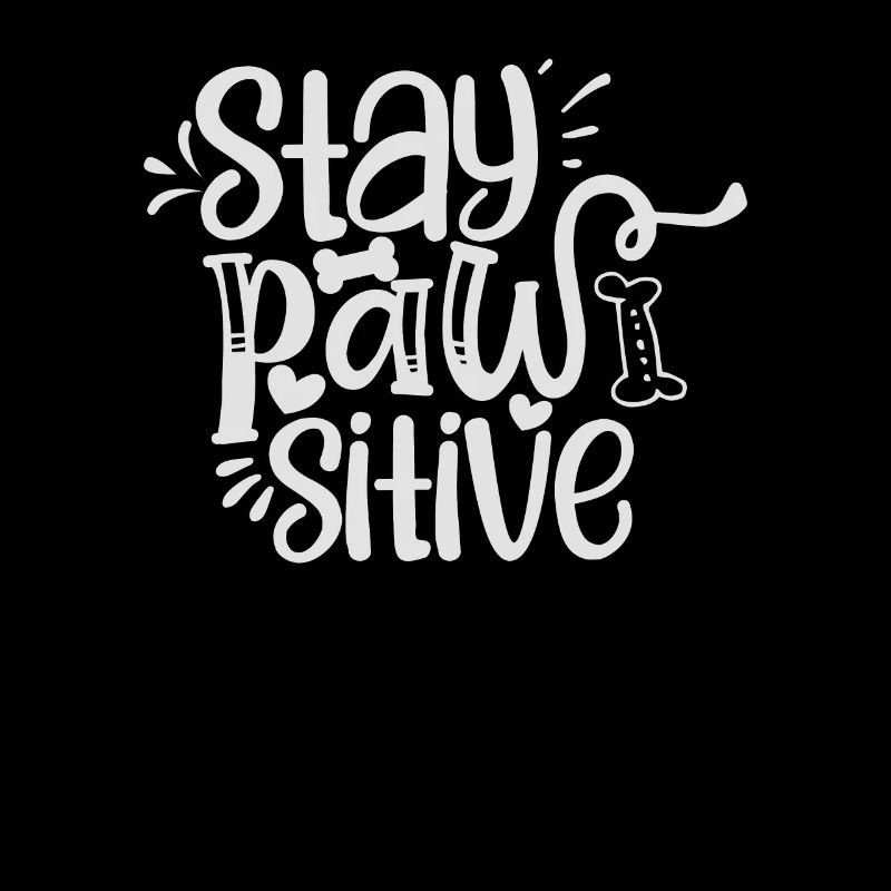 Restez positif patte
