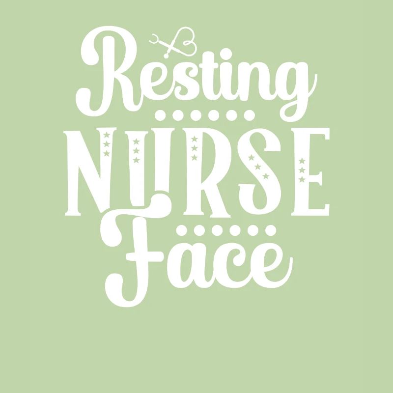 Resting nurse face