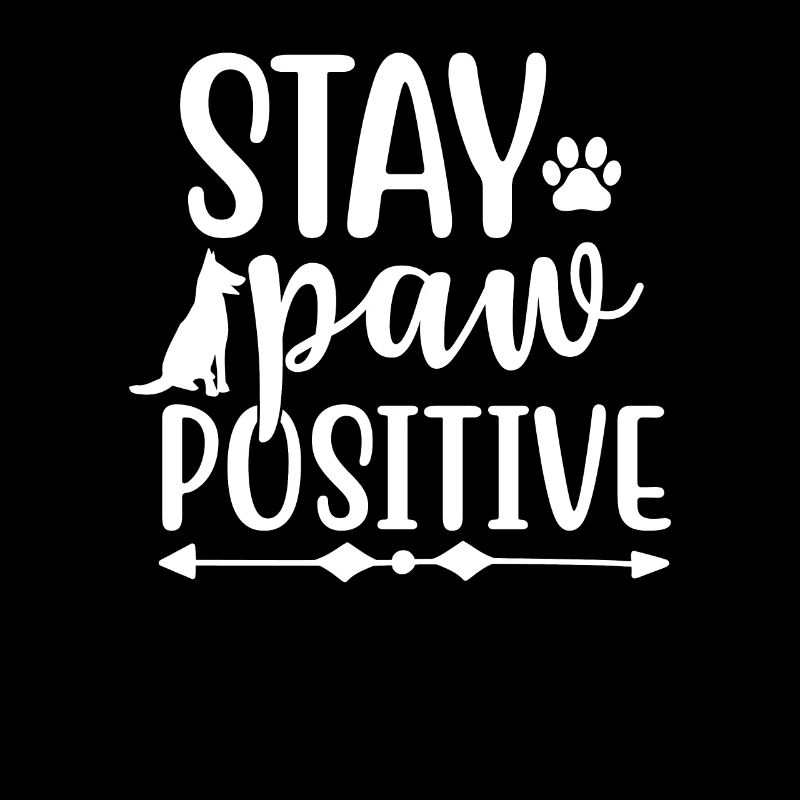 Restez positif patte