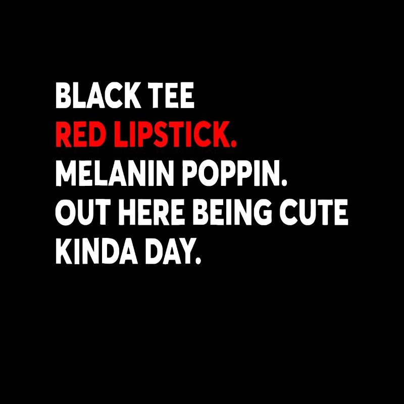 Schwarzer roter Lippenstift Melanin Poppin hier Outsideblac