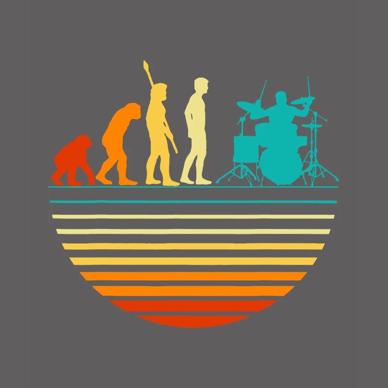 Cool Drummer Drumming Drums Percussion I Evolution