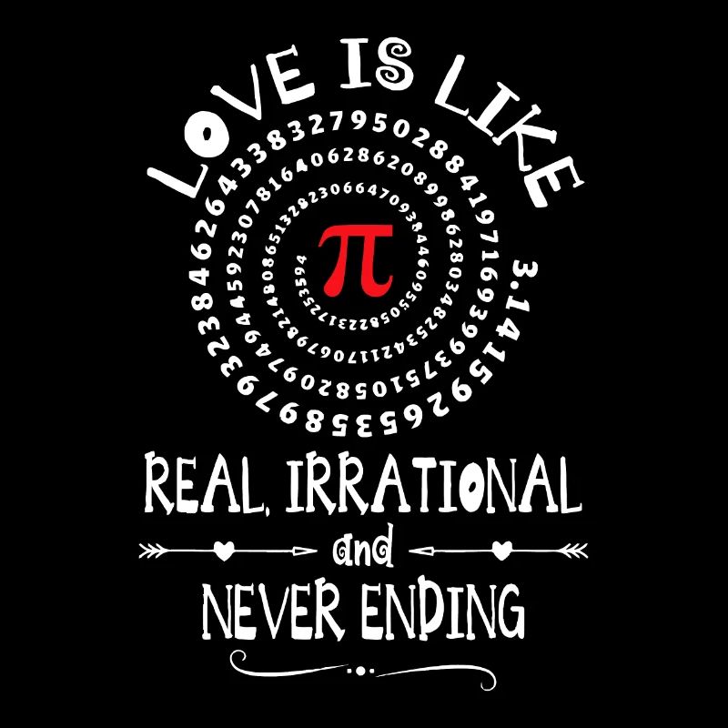 Love Irrational Maths Sweet Valentines PI-Day idea