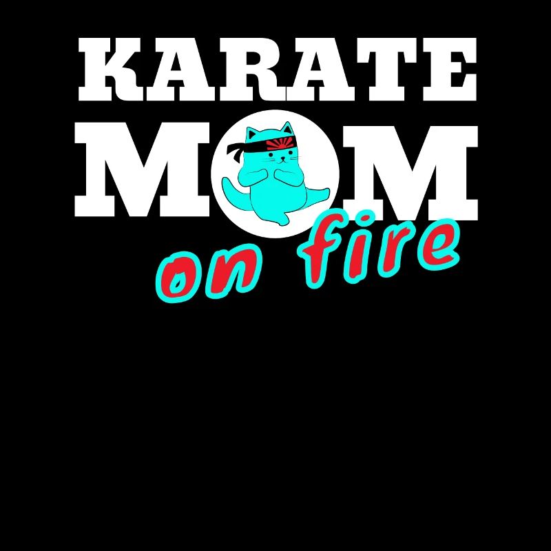 Karate Mom On Fire
