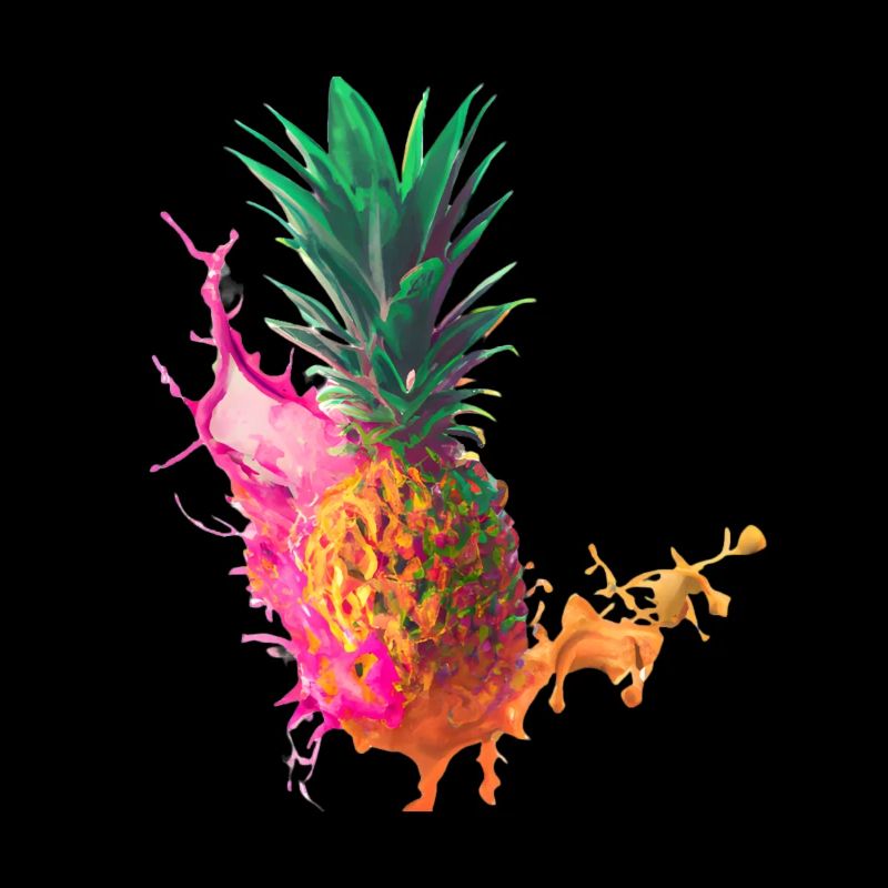 Colorful pineapple