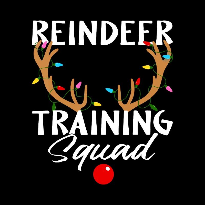 Christmas Running Reindeer Runner Training Squad T