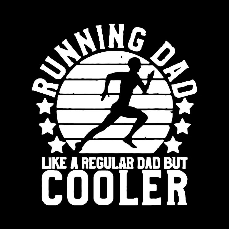 Herren Running Dad | Lustiger Marathonläufer Vaters