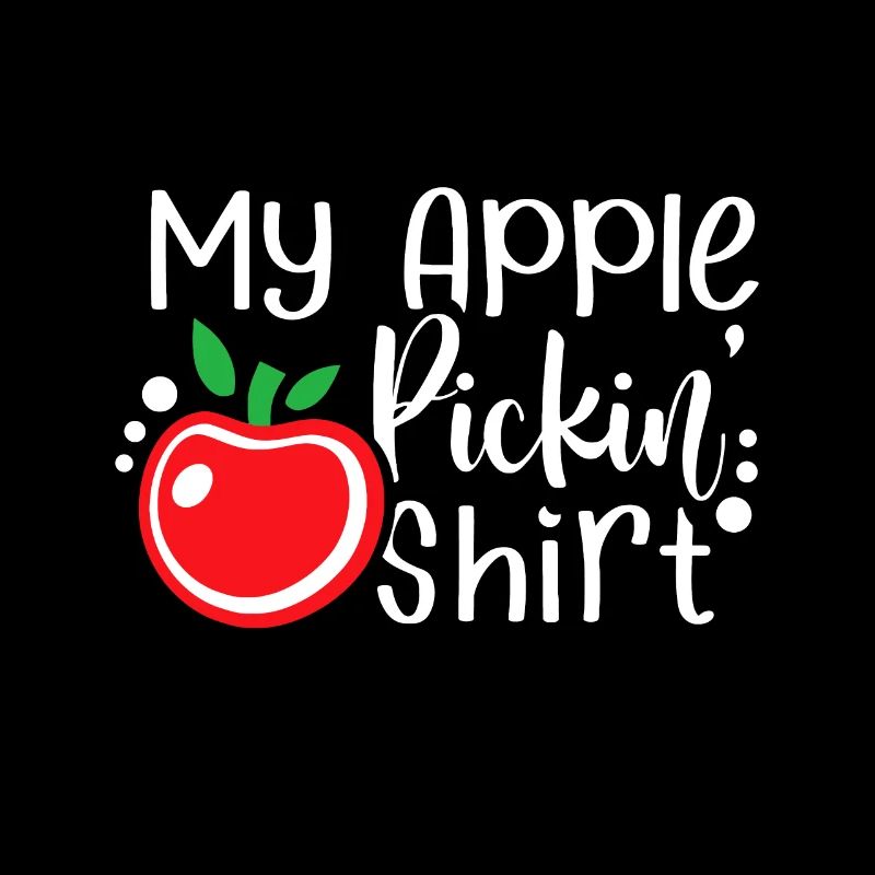 Conception de cueillette de pommes Apple Picker Automne Fruit Lover