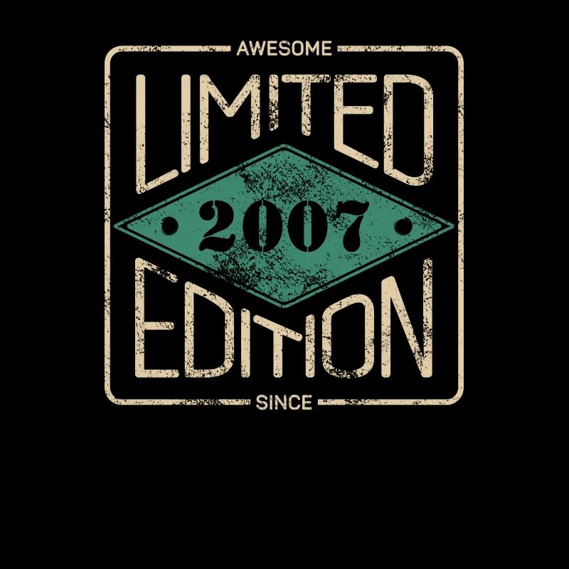Awesome Since 2007 Retro Vintage Design