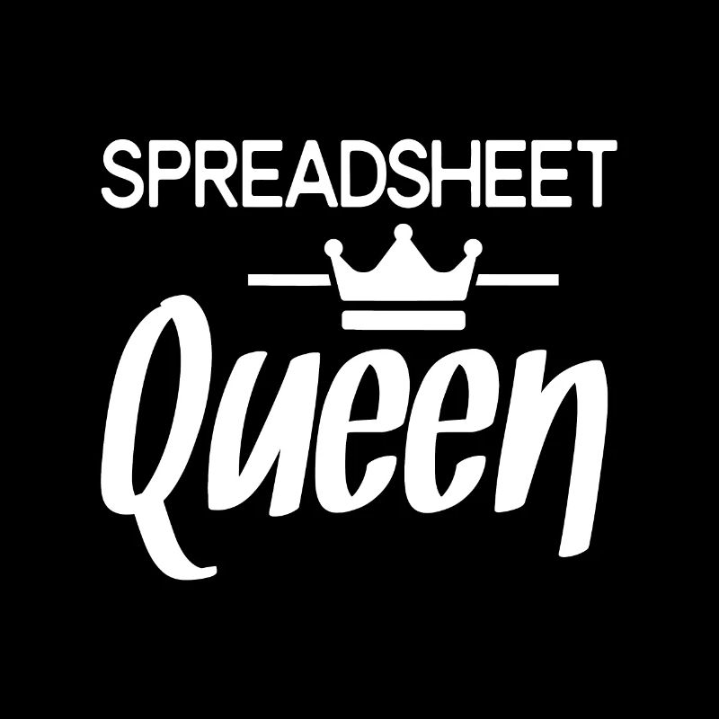 Spreadsheet Queen Funny Accounting Worksheet Lover