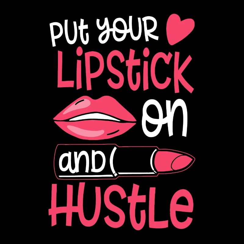 Setzen Sie Ihren Lippenstift auf und hetzen Sie