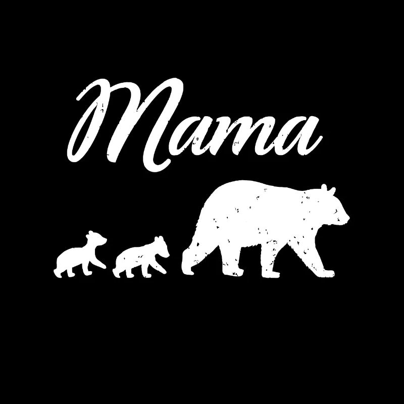 Mama Bear - With Two Cubs Twin Mom Mother's Day Gi