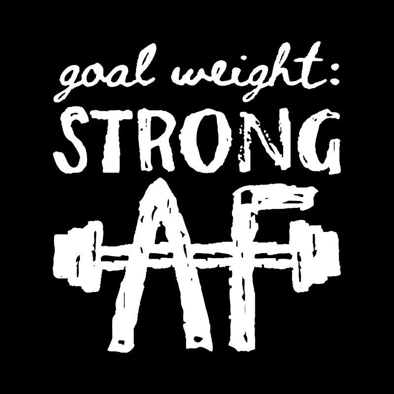 Zielgewicht Starkes AF-Training Motivierend