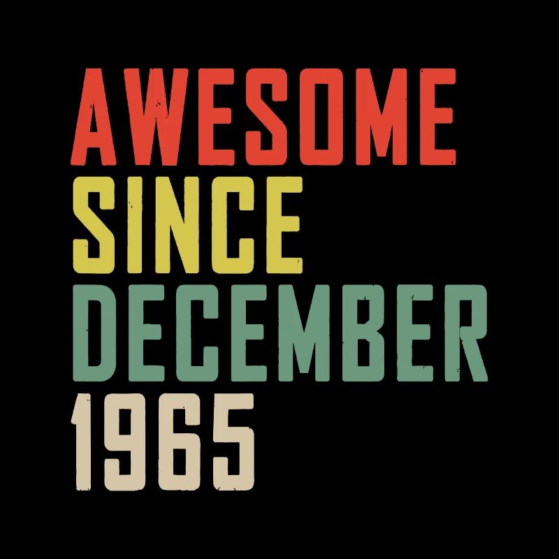 58e anniversaire génial depuis décembre 1965