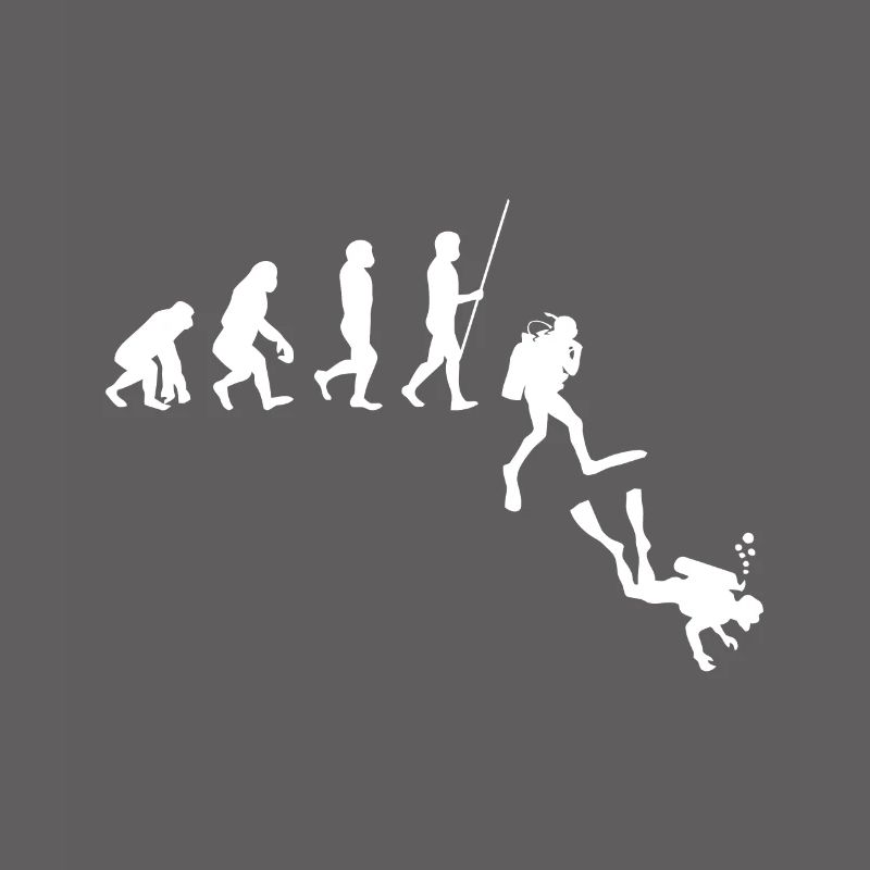 Diving Evolution | Evolution of Man Funny Scuba Di