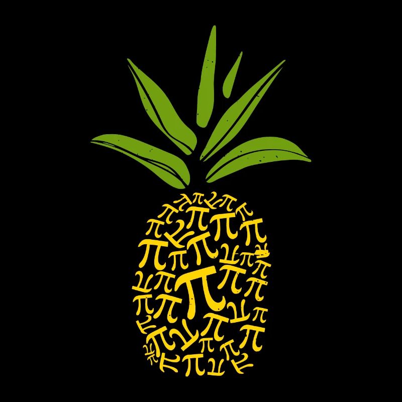 Happy Pie Day Cute Pi Pineapple 3.14 Funny STEM