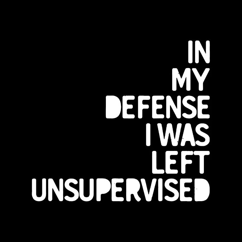 In my Defense I was left unsupervised