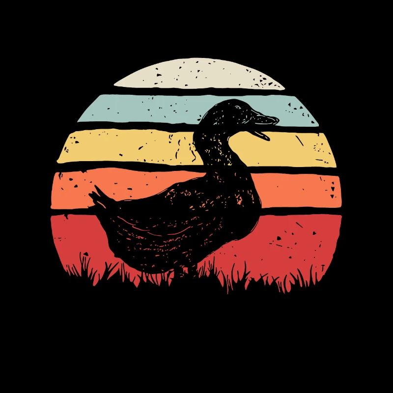 Vintage Retro Duck