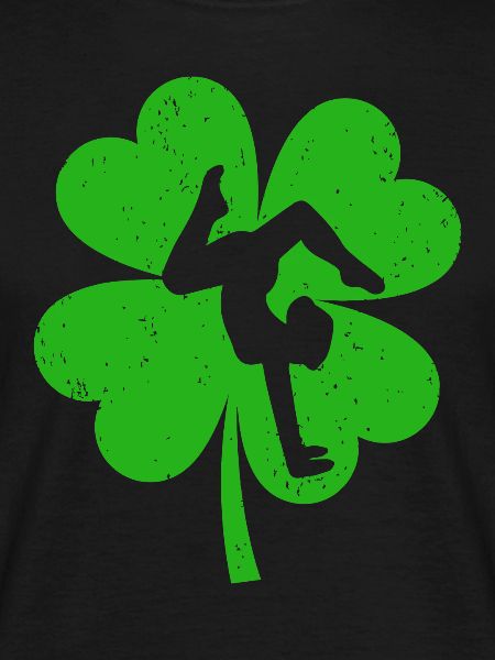 Gymnaste Saint-Patrick Trèfle irlandais