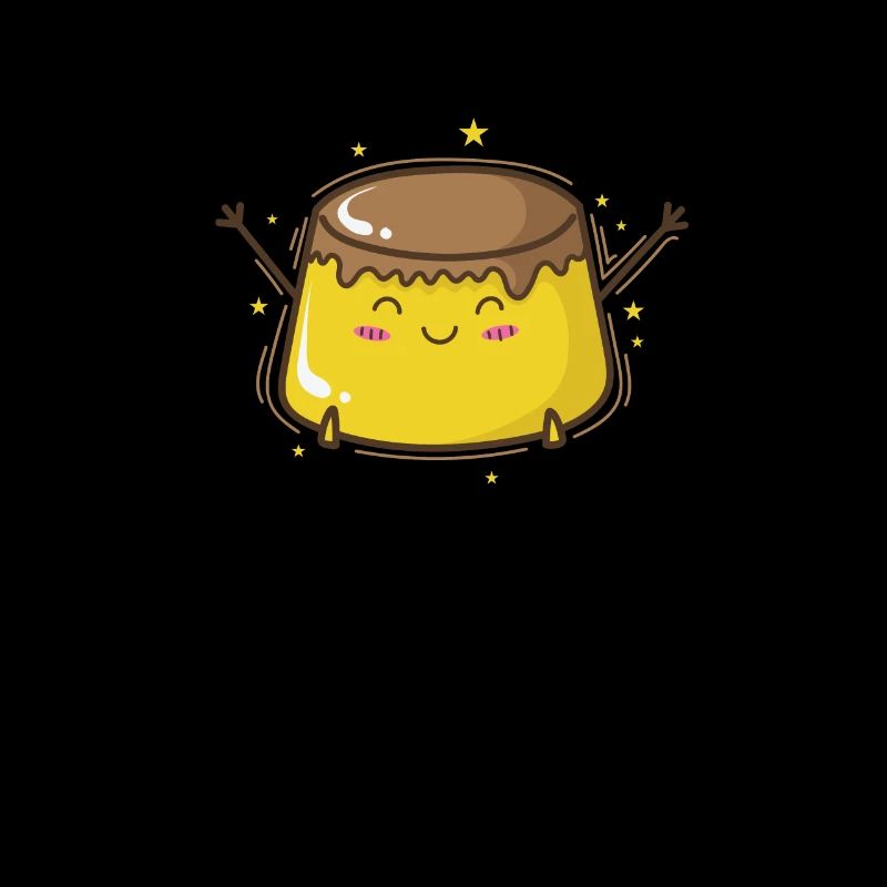 Pudding tanzt Nachtisch Süßspeise
