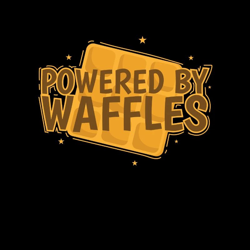 Powered by Waffles Teig Gebäck Snack