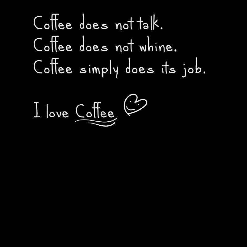 I love coffee