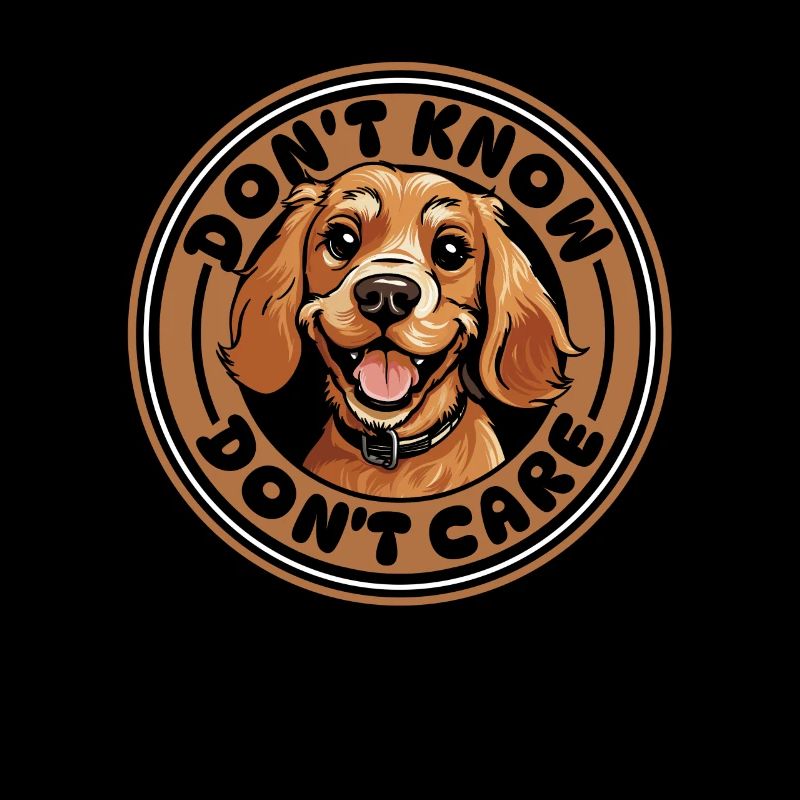 Cocker Spaniel Dont Know Dont Care