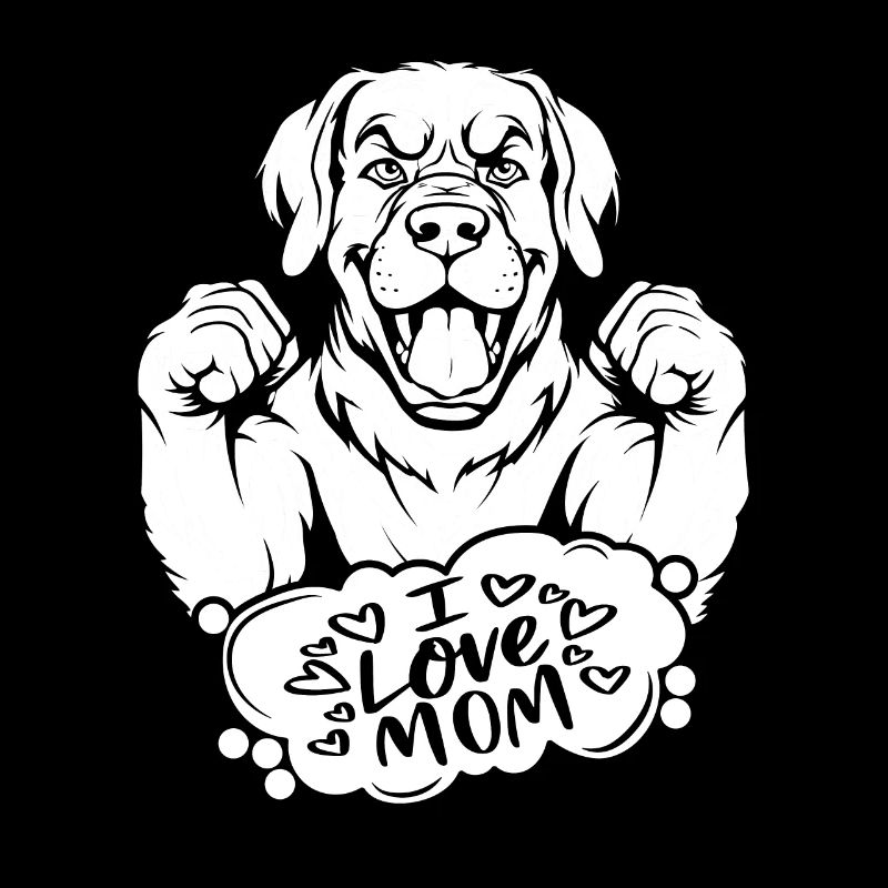 Berner Sennenhund I Love Mom