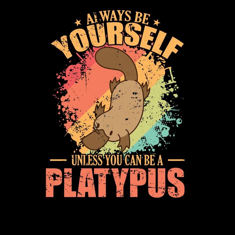 Always be Yourself unless you can be a Platypus
